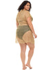 V-NECK DOLMAN SLEEVE TUNIC - ELANUR - PLUS SIZE